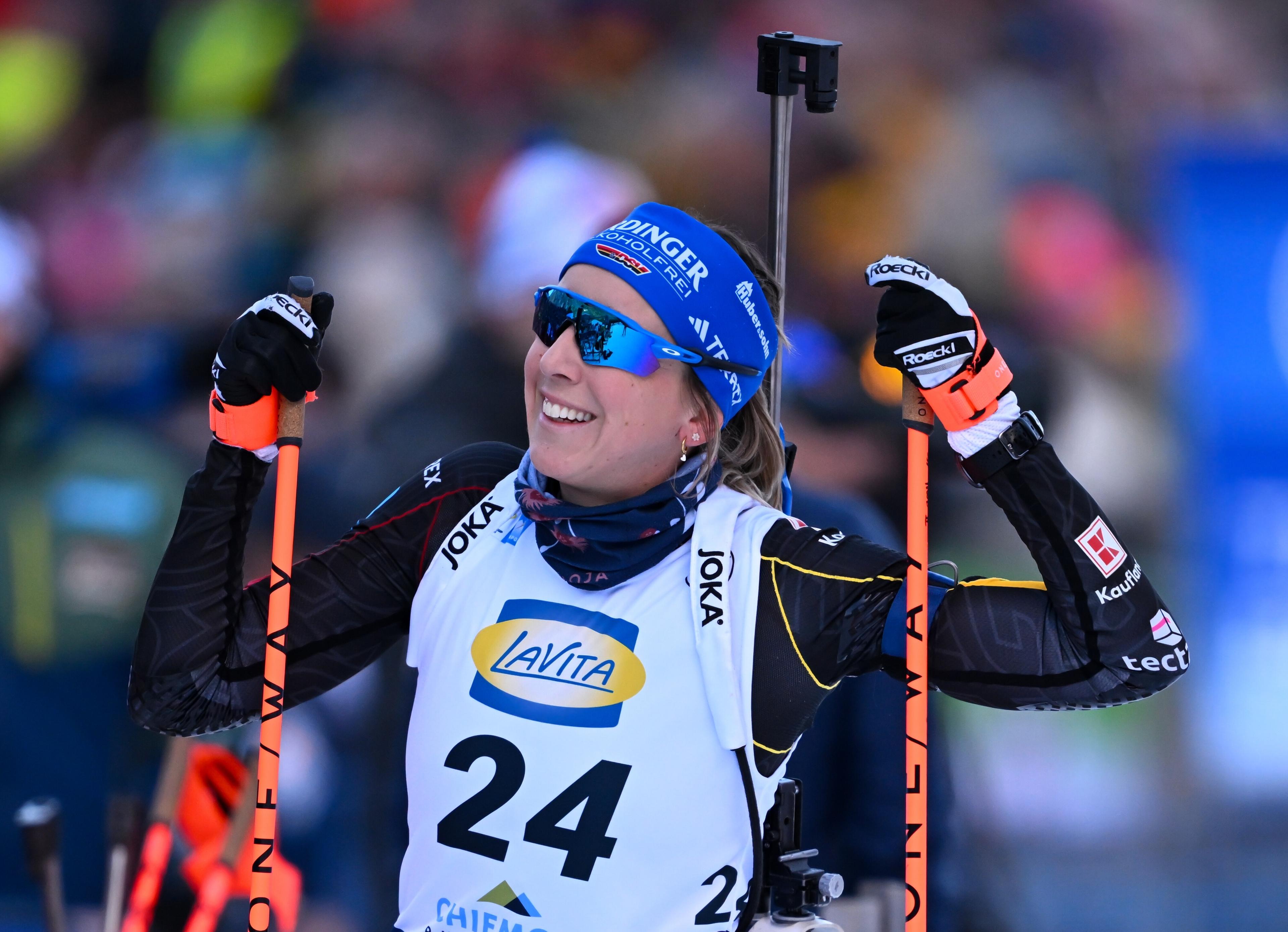 Biathletin Franziska Preuß (SC Haag)