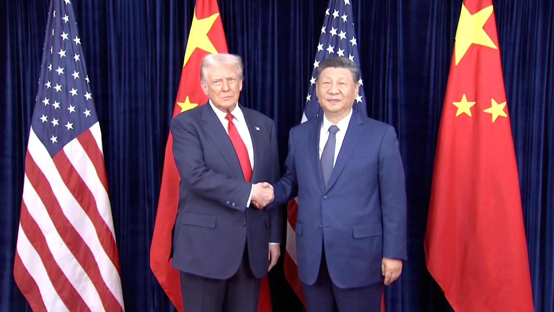 US-Präsident Trump und der chinesische Staats- und Parteichef Xi Jinping