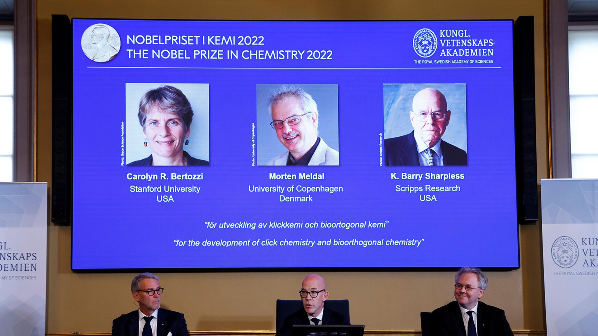 Chemie-Nobelpreis An Drei Molekülforscher Aus USA Und Dänemark | BR24