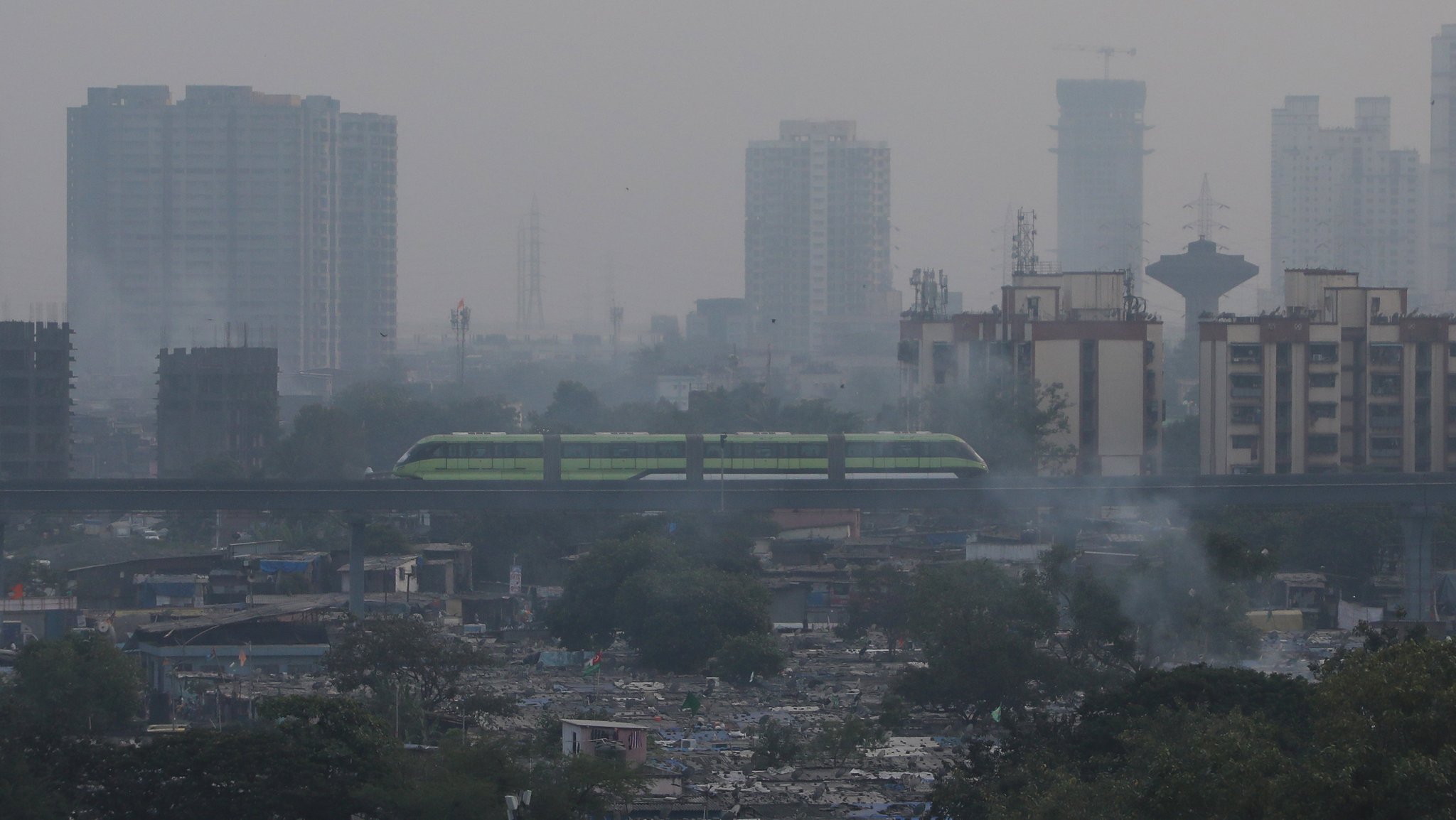 Luftverschmutzung in Mumbai