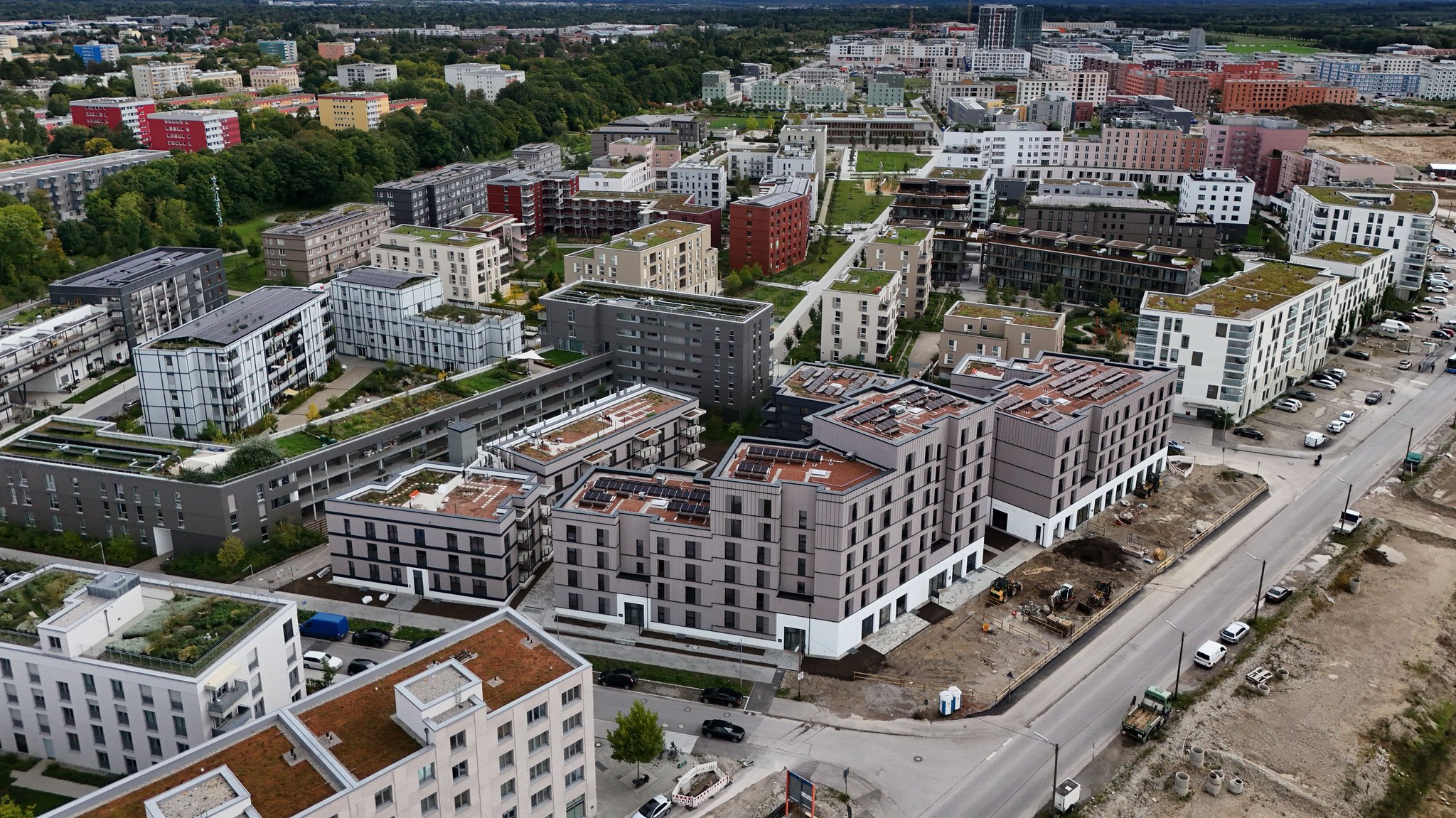 Neue Wohnungen im Münchner Stadtteil Freiham (Symbolbild)