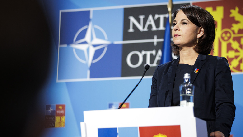 Bundesaußenministerin Annalena Baerbock beim Gipfeltreffen der NATO in Madrid am 30.06.2022