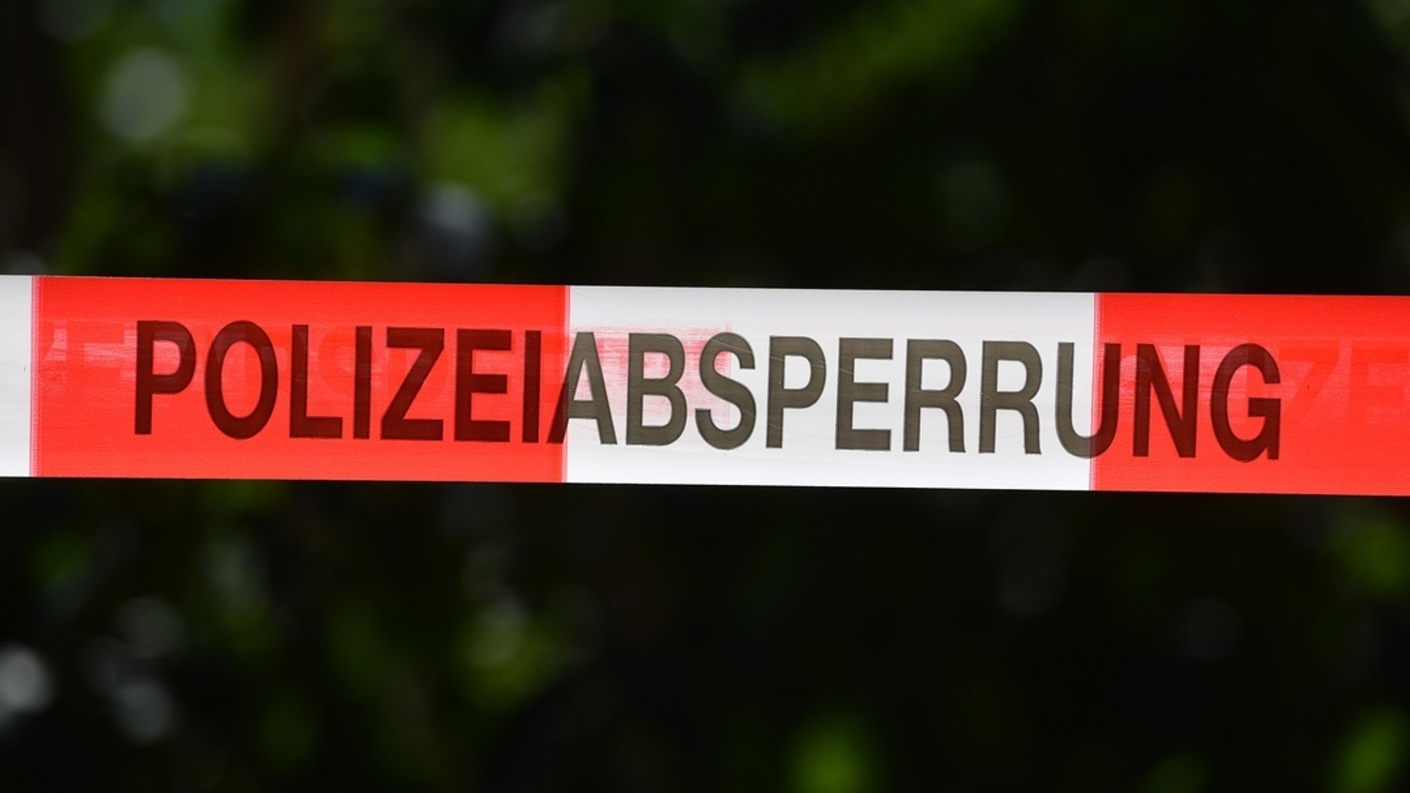 Absperrband der Polizei