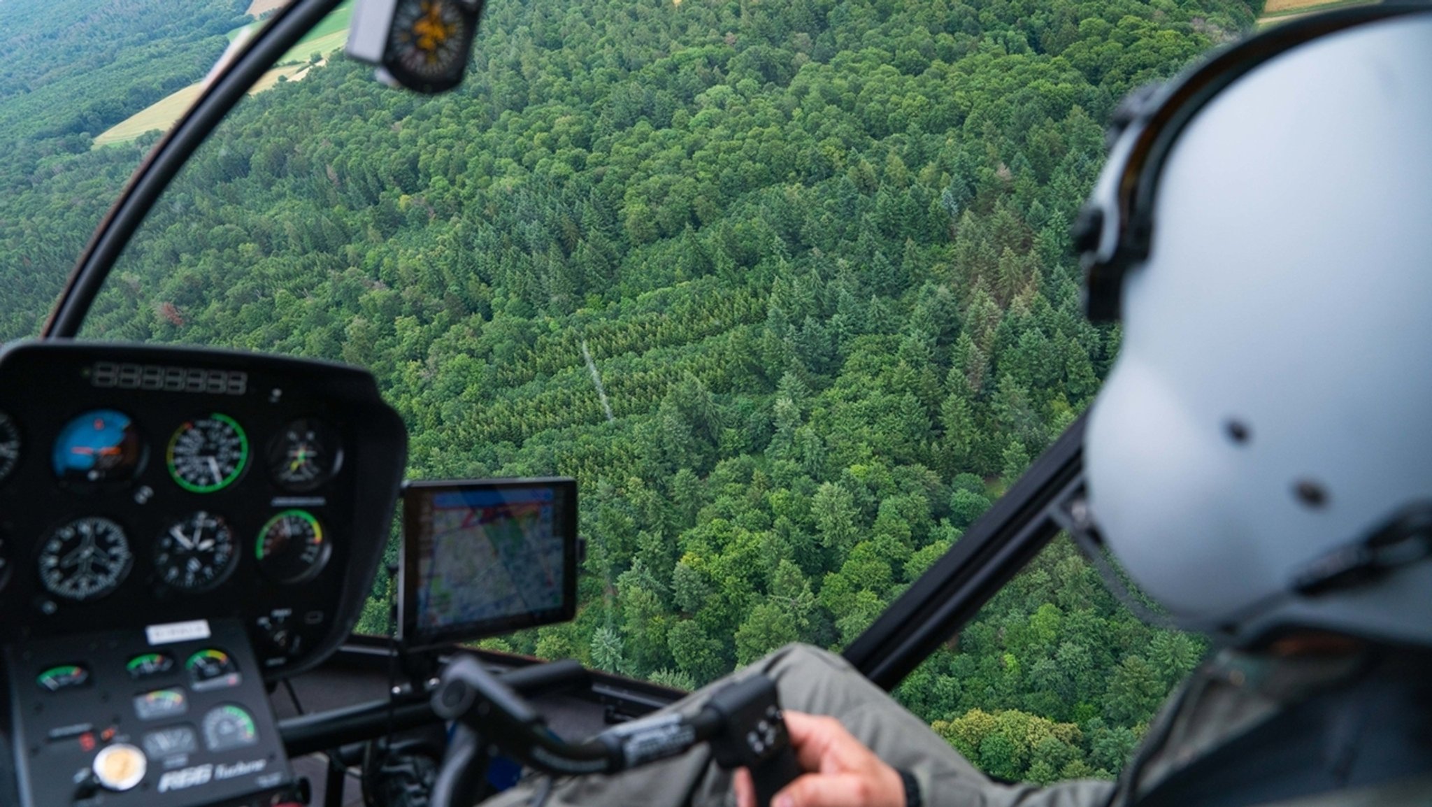 Luftbeobachter spüren Waldbrände auf