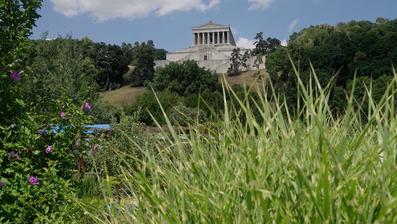 Die Walhalla bei Donaustauf im Kreis Regensburg | Bild: BR Die Walhalla bei Donaustauf im Kreis Regensburg