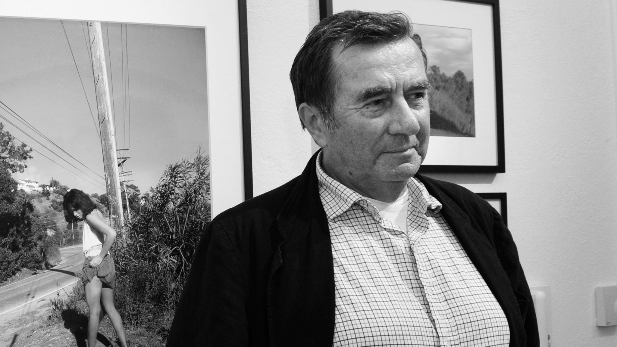 Regisseur und Fotograf Eckhart Schmidt bei der Eröffnung seiner Fotoausstellung 'Hollywoodland' in München, 07.09.2010