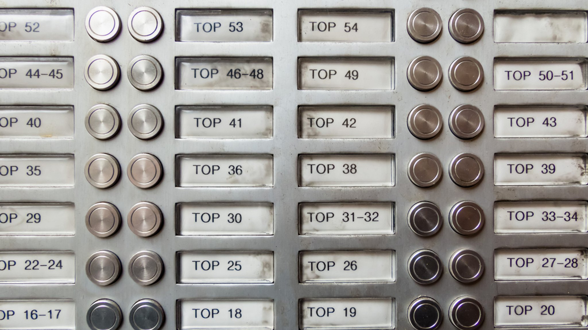 Klingelanlage an einem Wohnhaus