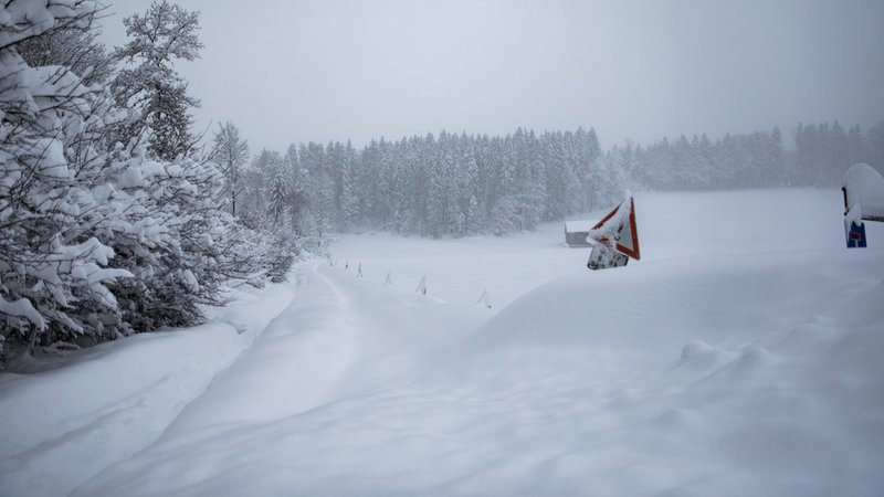 Archivbild: Bild eines Wintereinbruchs in Bayern. | Bild: BR/Fabian Stoffers Archivbild: Bild eines Wintereinbruchs in Bayern.