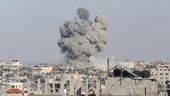 Rauch nach israelischem Luftangriff | Bild:REUTERS/Hatem Khaled
