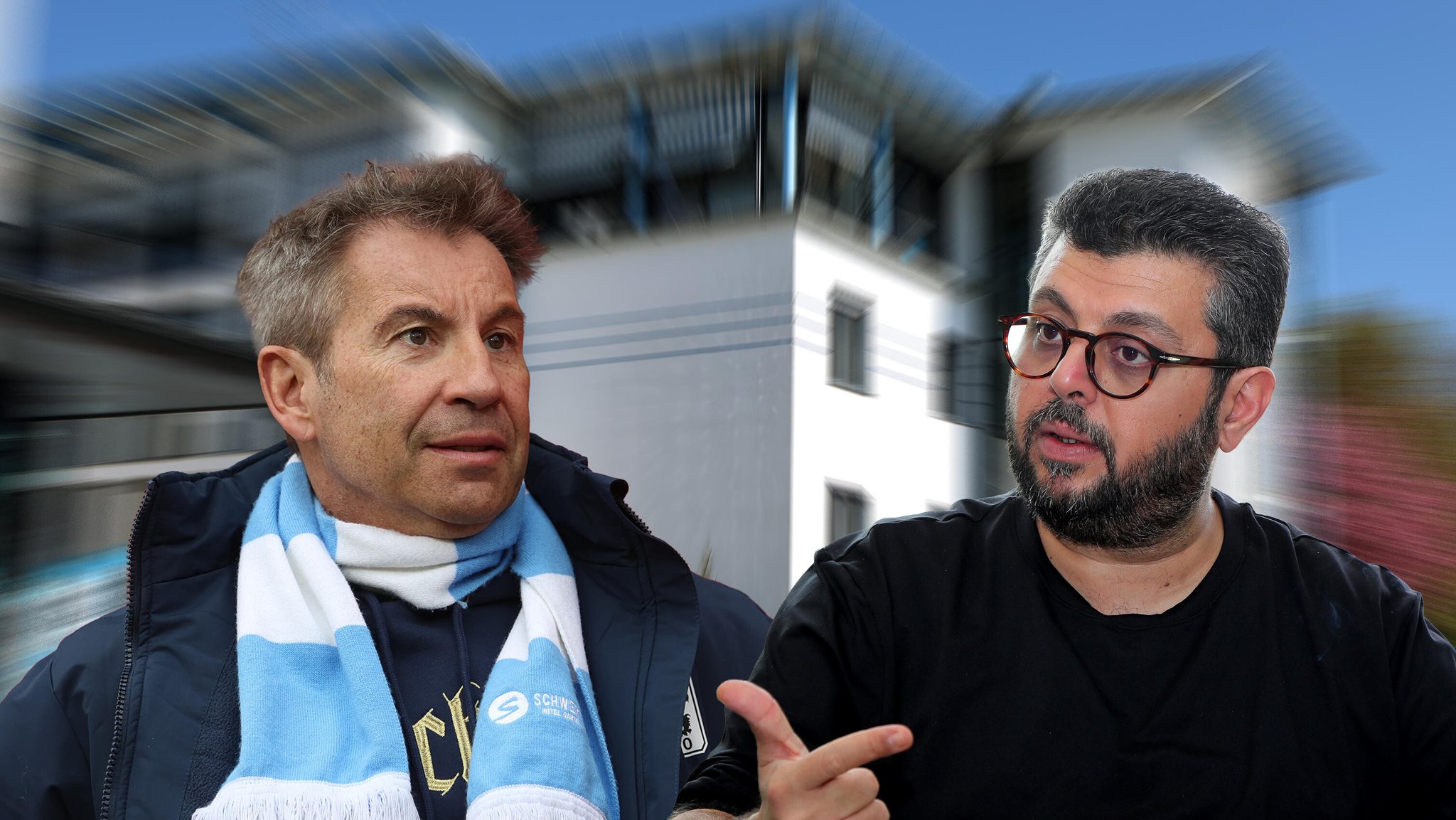 1860-Präsident Gernot Mang und Investor Hasan Ismaik | Bild: picture alliance / Wagner | Ulrich Wagner 1860-Präsident Gernot Mang und Investor Hasan Ismaik