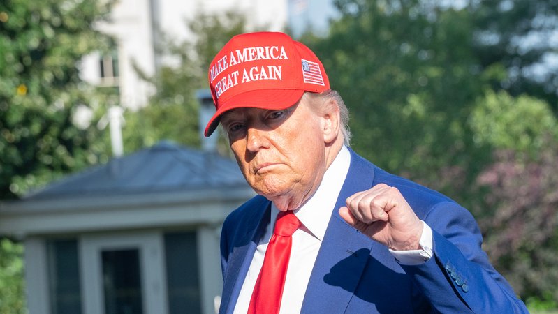 US-Präsident Donald Trump | Bild: picture alliance / Consolidated News Photos | Ron Sachs - Pool via CNP US-Präsident Donald Trump