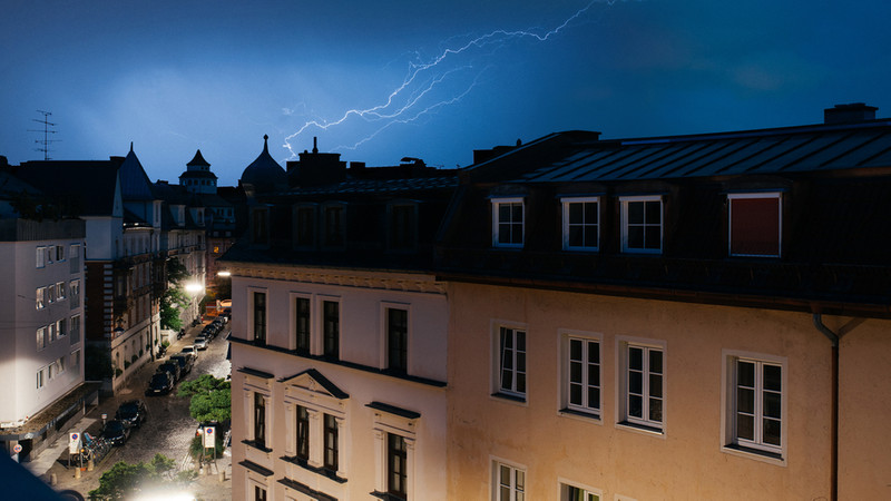 Stromausfall nach Gewitter in München (Symbolbild)