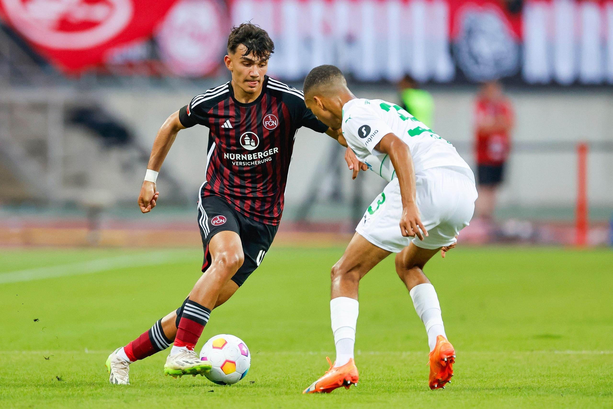 Can Uzun im Hinspiel gegen Greuther Fürth