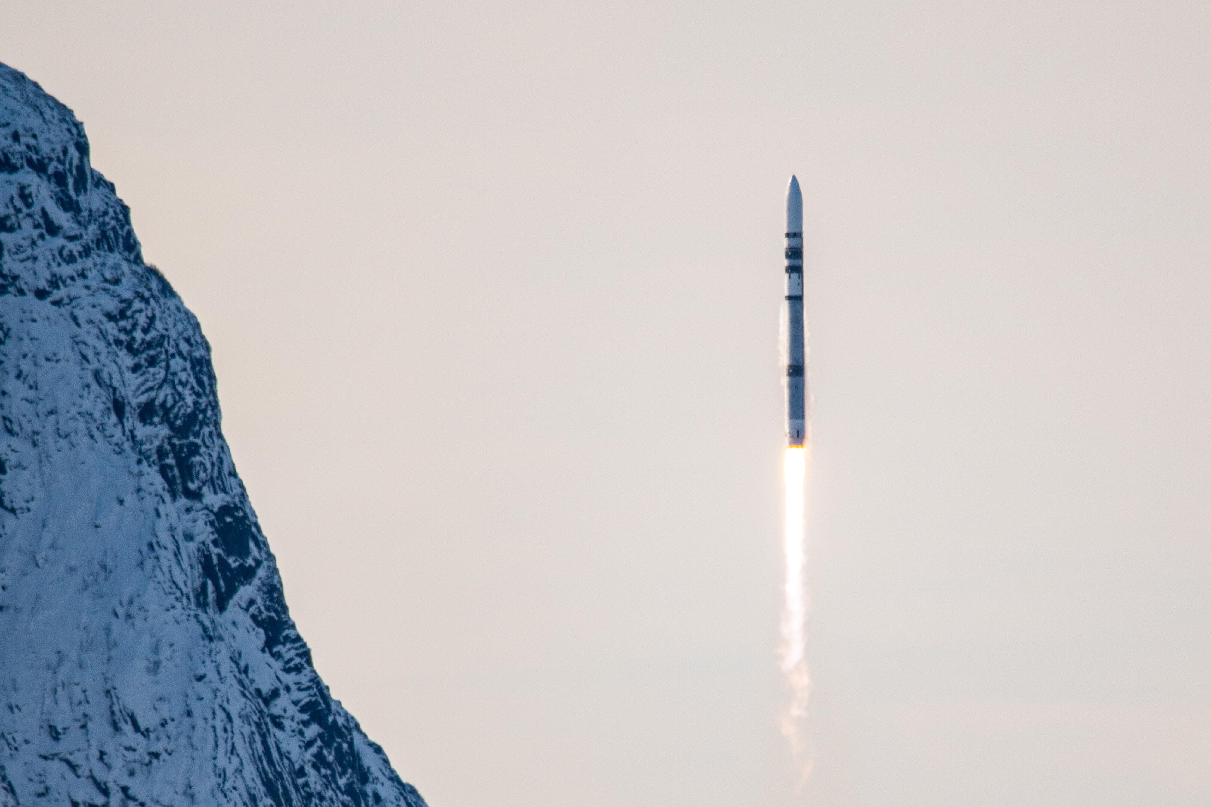 Erststart einer Rakete des bayerischen Herstellers Isar Aerospace im März 2025