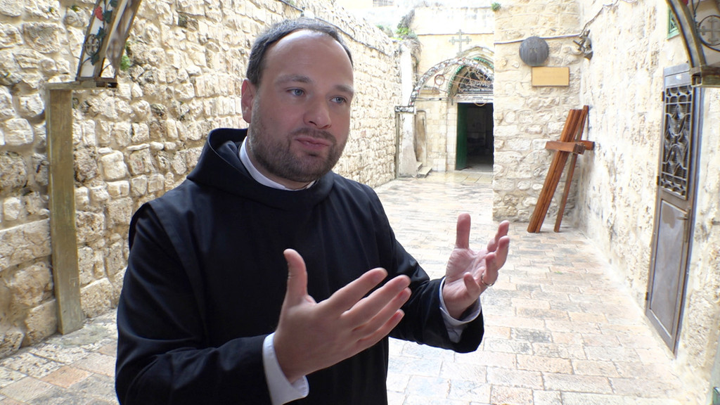 Pater Nikodemus in Jerusalem