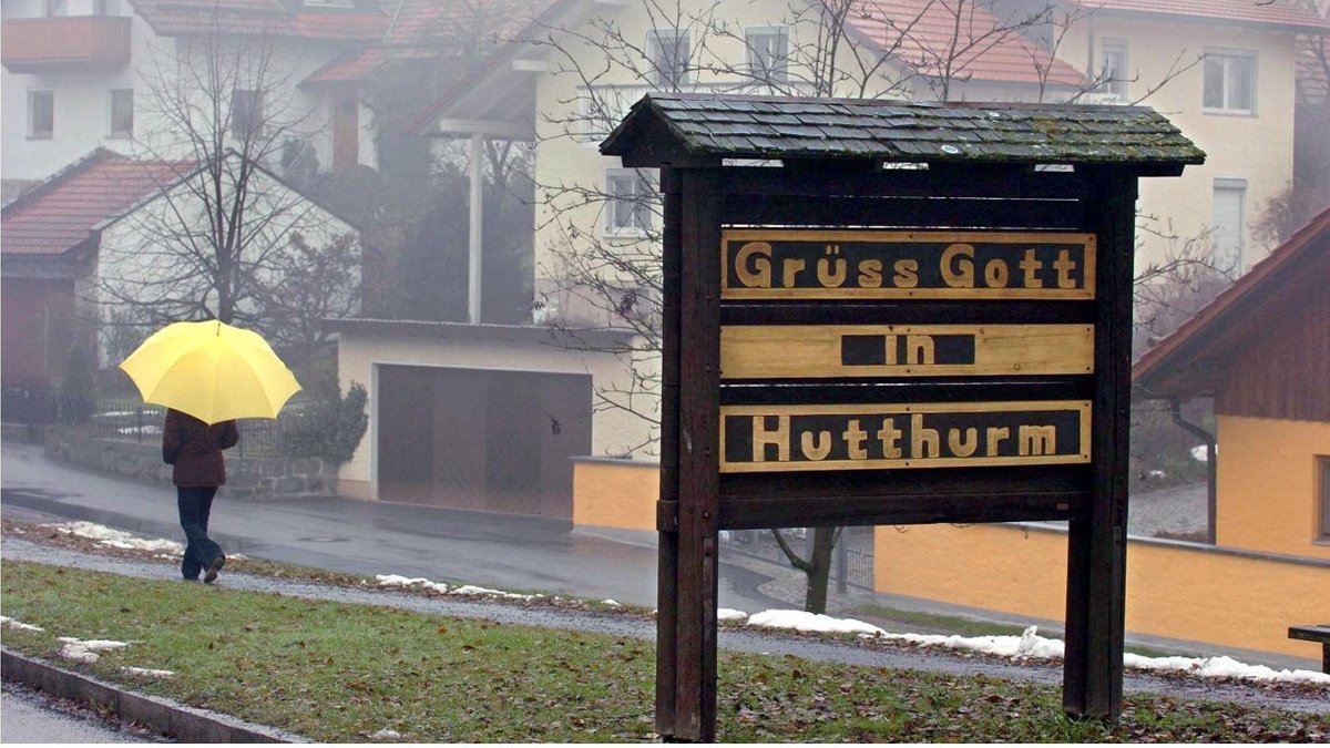 Ortseingang von Hutthurm im Landkreis Passau