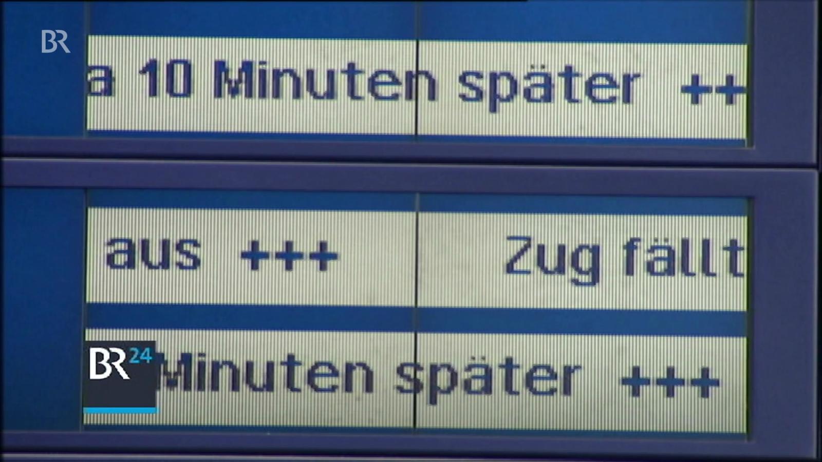 Bahn verfehlt Pünktlichkeitsziel BR24