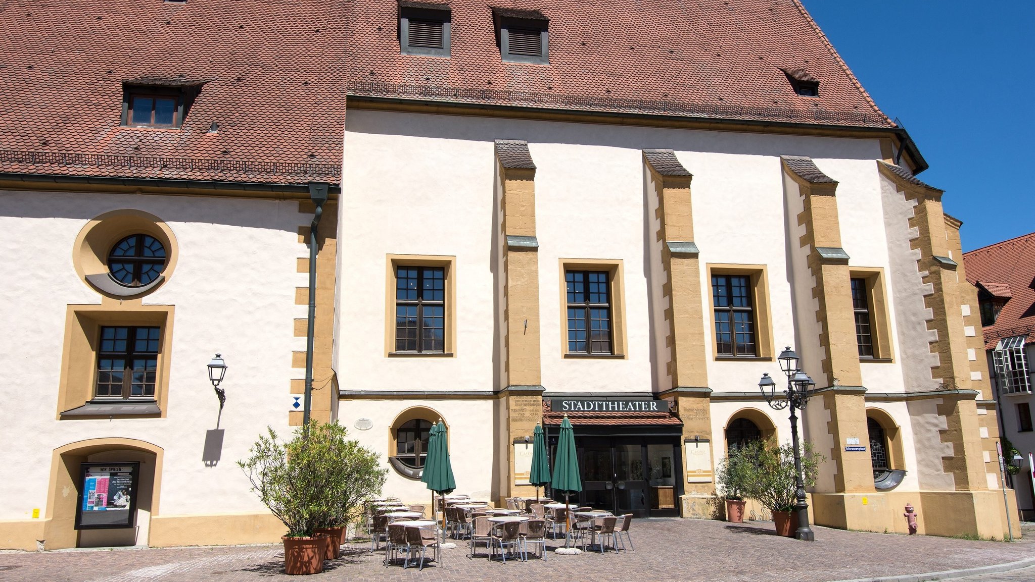 Chor der ehemaligen Franziskanerkirche (heute Stadttheater) in Amberg.