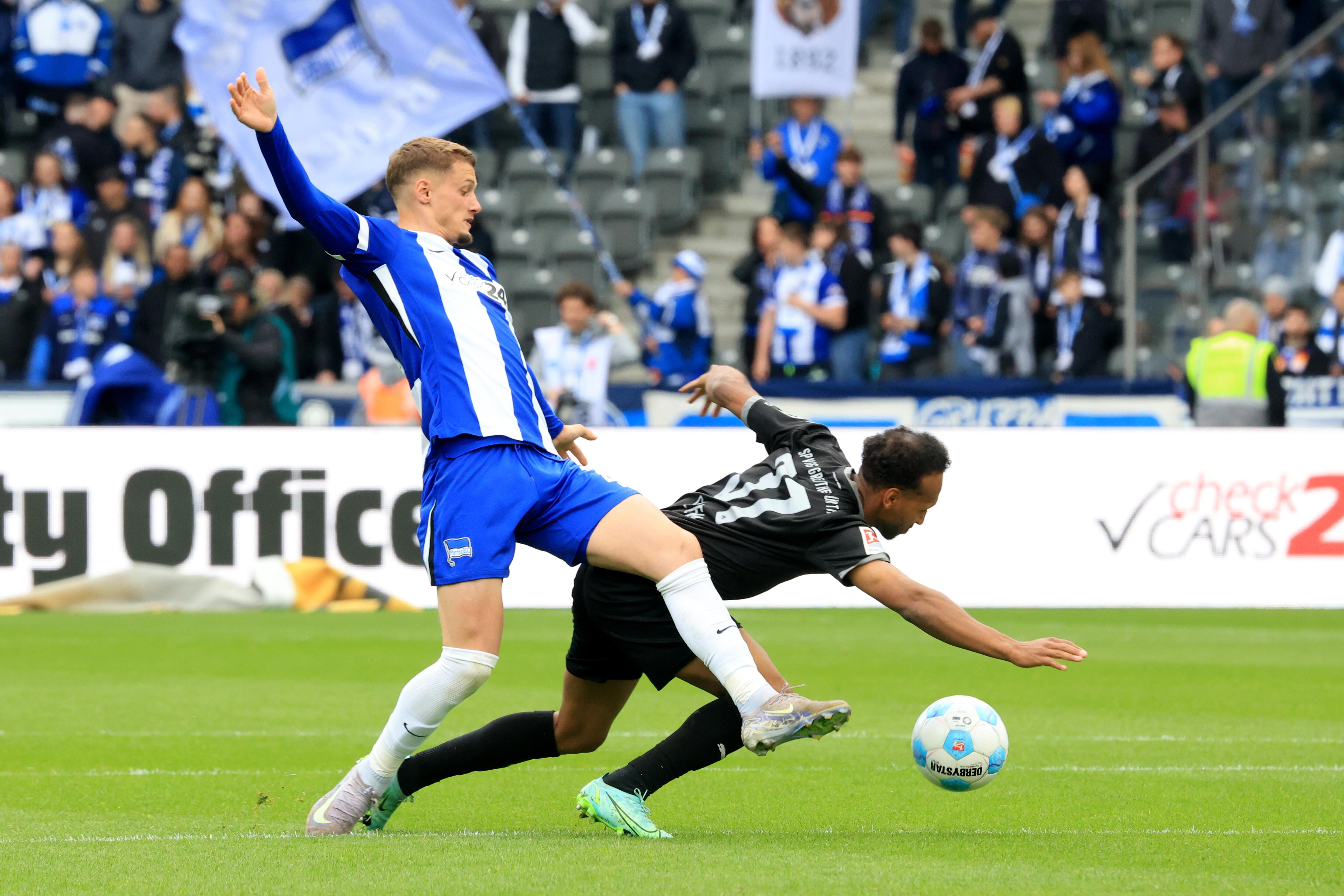 Spielszene Hertha BSC - SpVgg Greuther Fürth 