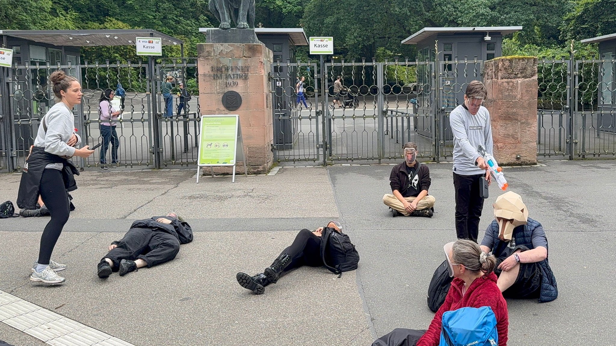 Erneute Protestaktion am Nürnberger Tiergarten