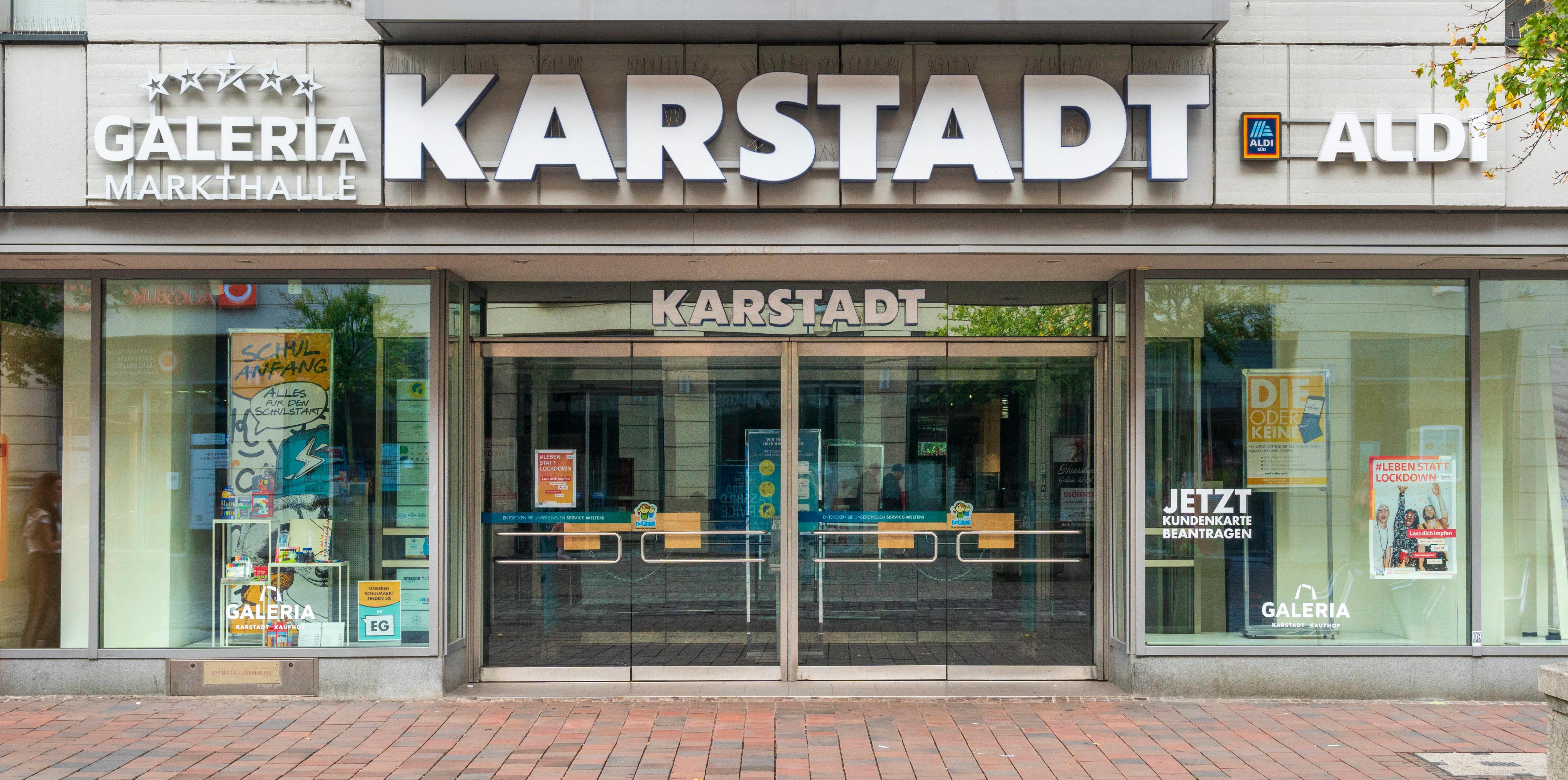 Karstadt-Filiale in der Innenstadt von Augsburg