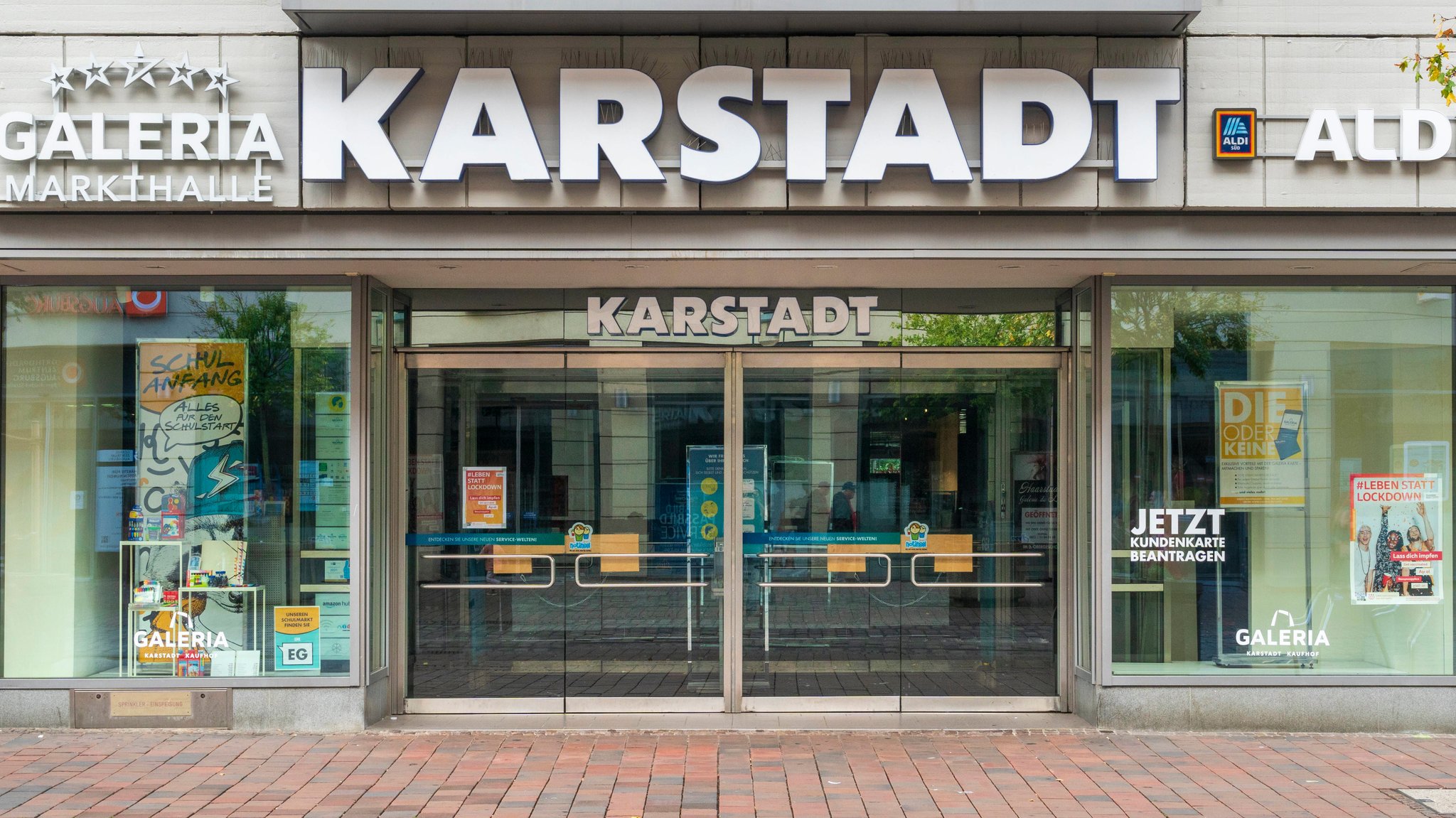 Karstadt-Filiale in der Innenstadt von Augsburg