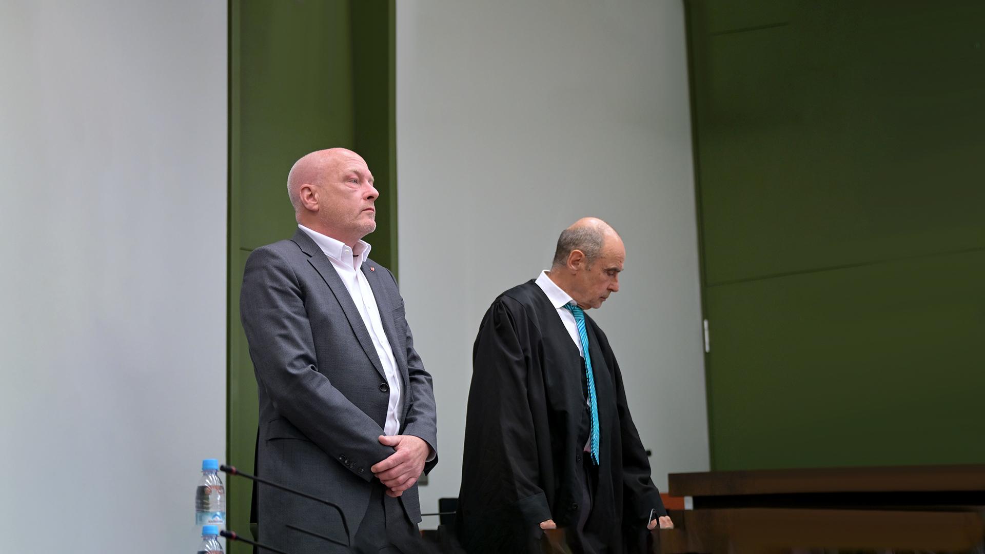 Der frühere Regensburger OB Joachim Wolbergs vor Gericht. 