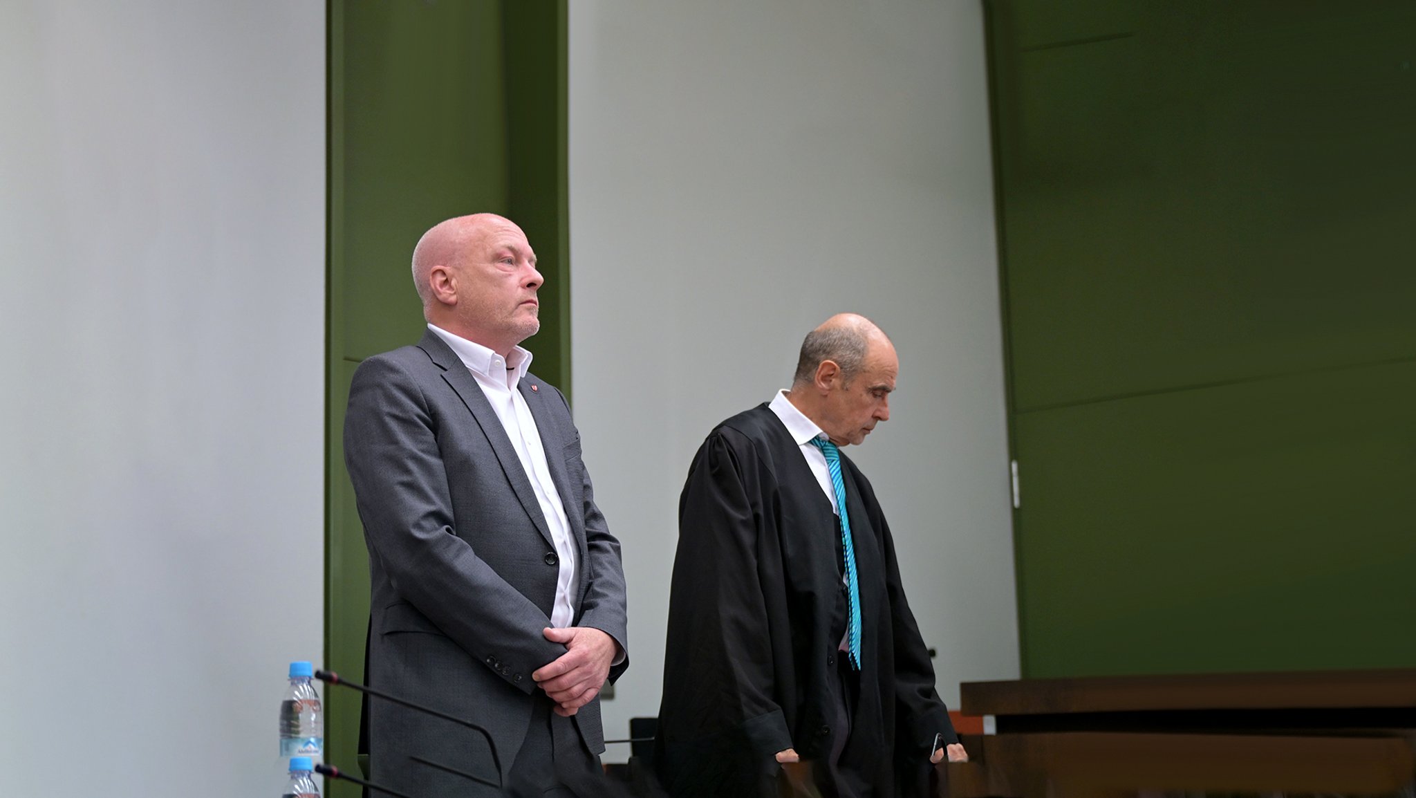 Der frühere Regensburger OB Joachim Wolbergs vor Gericht. 