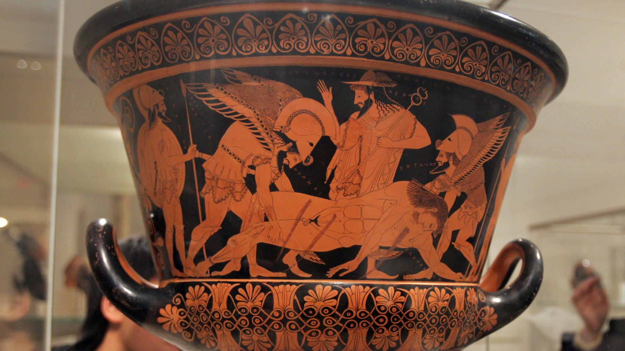 Der Euphronios-Krater, eine 2.500 Jahre alte griechische Vase