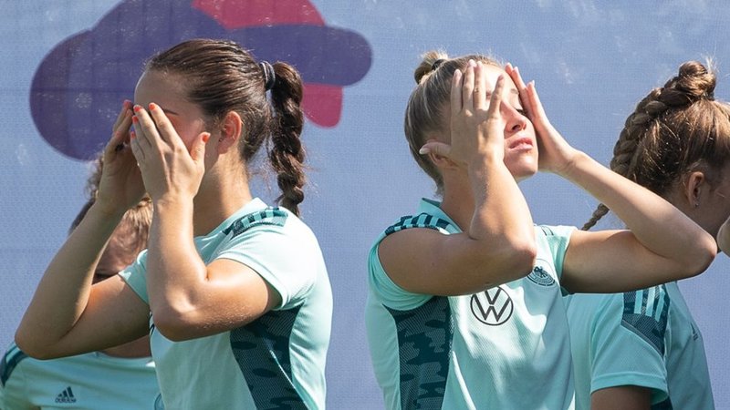 Frauen-Fußball-EM 2022 - Training Deutschland