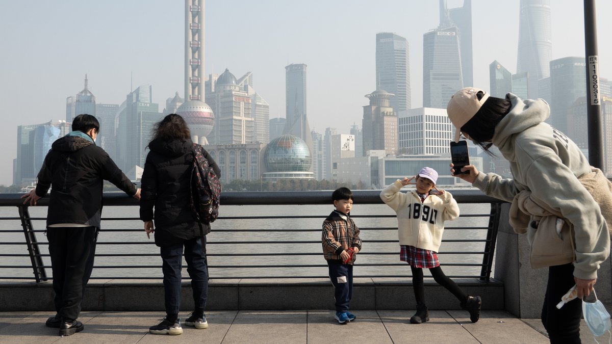 6.1.2023: Touristen in Shanghai