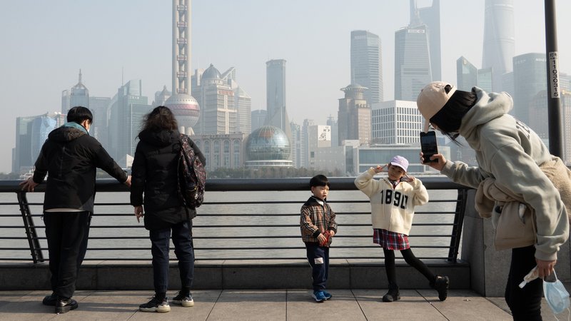 6.1.2023: Touristen in Shanghai