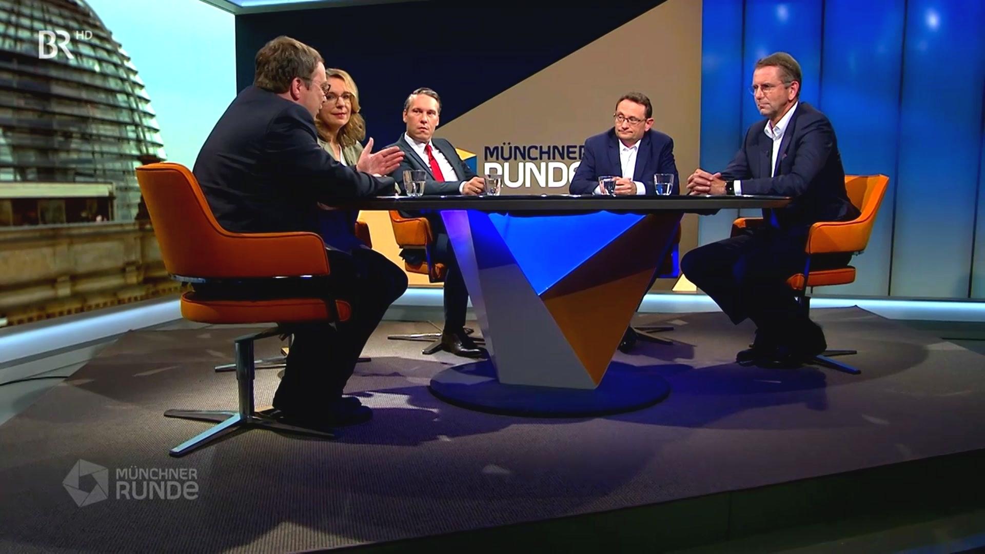 Münchner Runde am 19.06.19 | Bild: Bayerischer Rundfunk Münchner Runde am 19.06.19