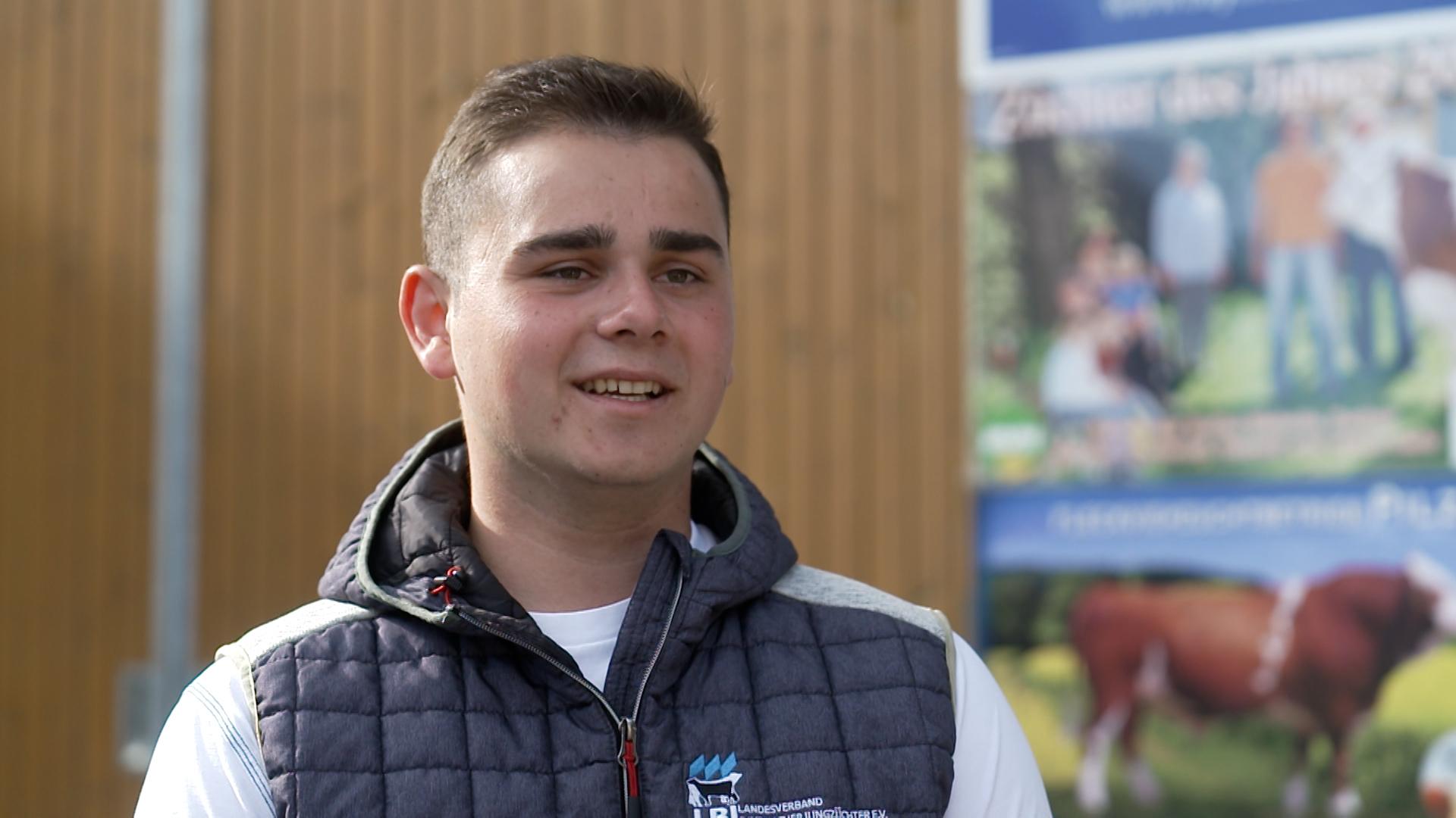 Jungzüchter David Pilz