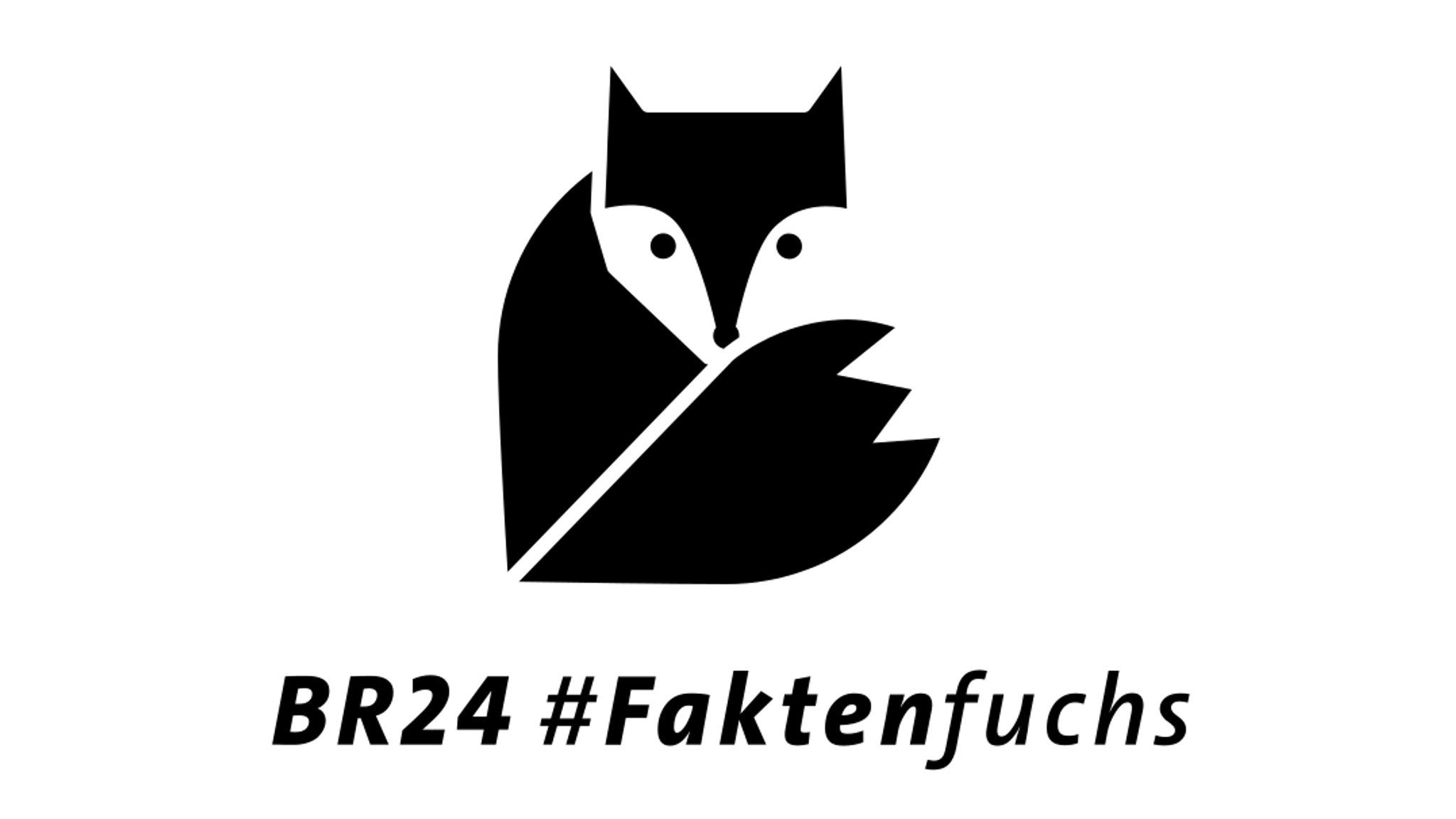 Das Logo des BR24 #Faktenfuchs