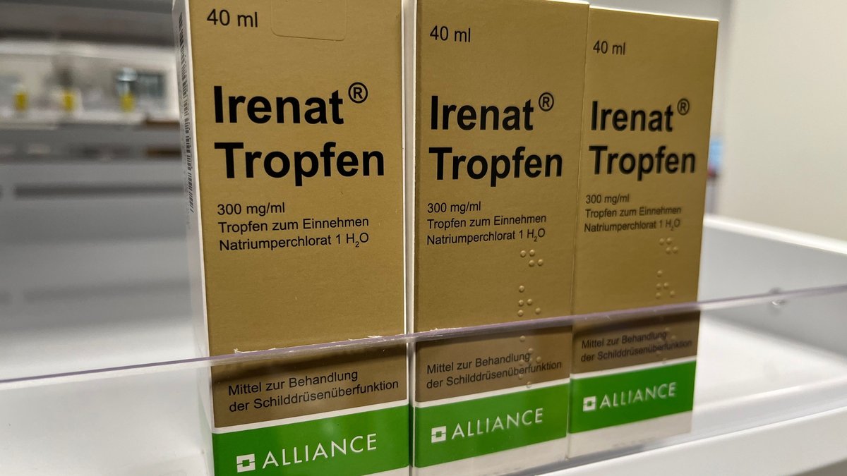 "Irenat-Tropfen" des Herstellers Alliance Pharma