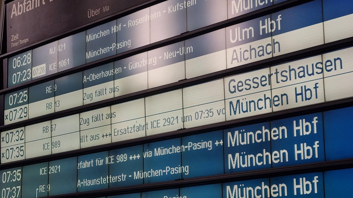 Streik bei der Regiobahn in Schwaben: Diese Strecken trifft es