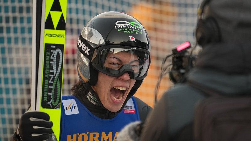 Skispringer Ren Nikaido | Bild: picture-alliance/dpa Skispringer Ren Nikaido
