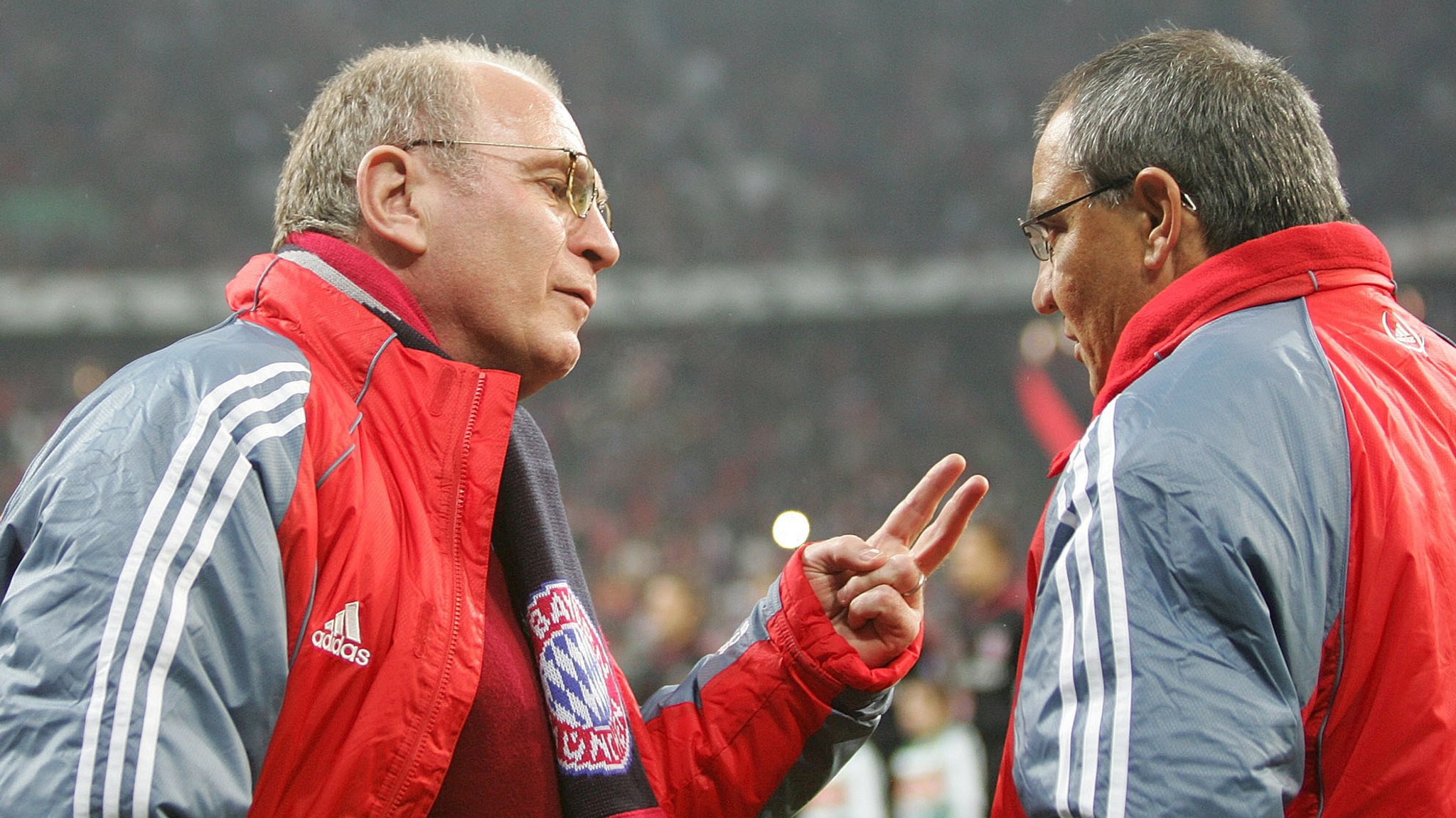 Uli Hoeneß und Felix Magath, 2005