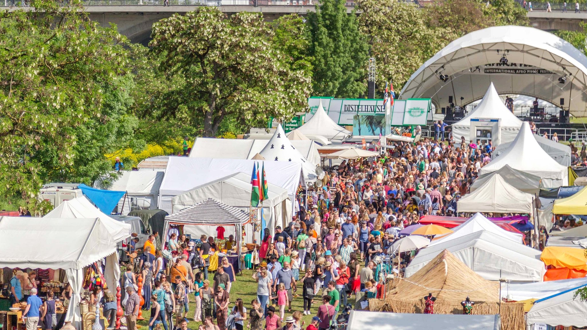 Das Internationale Africa Festival auf den Talavera Mainwiesen in Würzburg | Bild: Africa Festival Würzburg 2019/BR/Peter Schuhmann Das Internationale Africa Festival auf den Talavera Mainwiesen in Würzburg