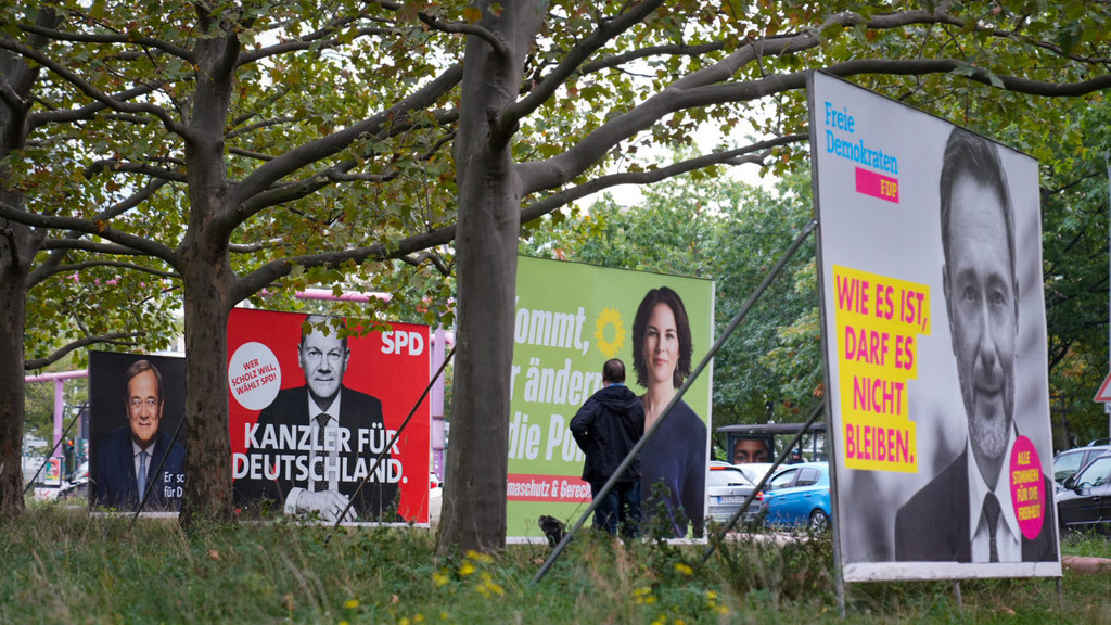 Wahlplakate zur Bundestagswahl 2021. (Archivbild)