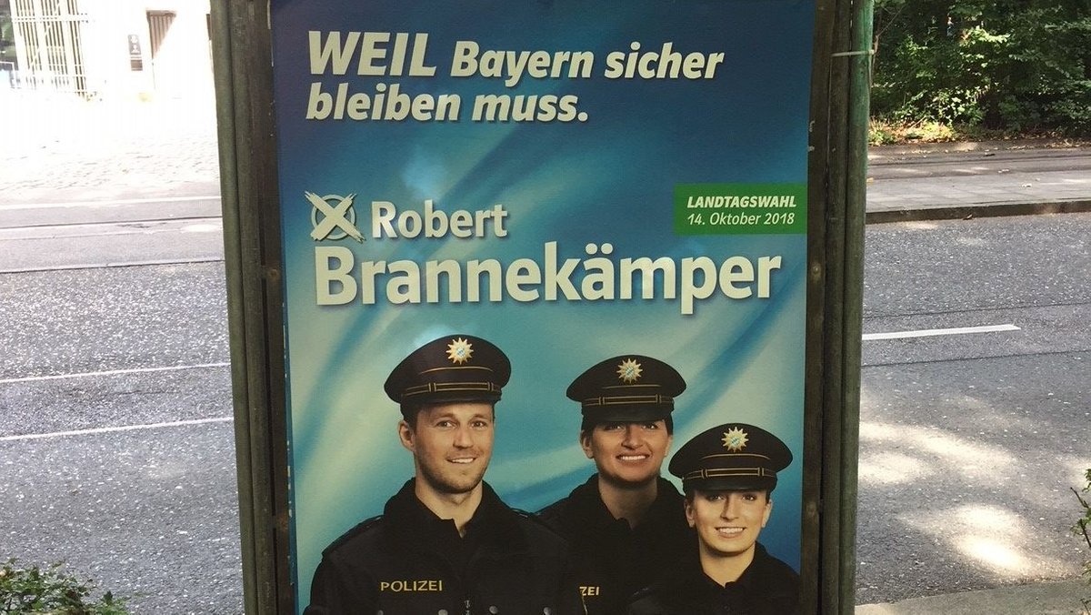 Wahlplakat des CSU-Kandidaten Robert Brannekämper