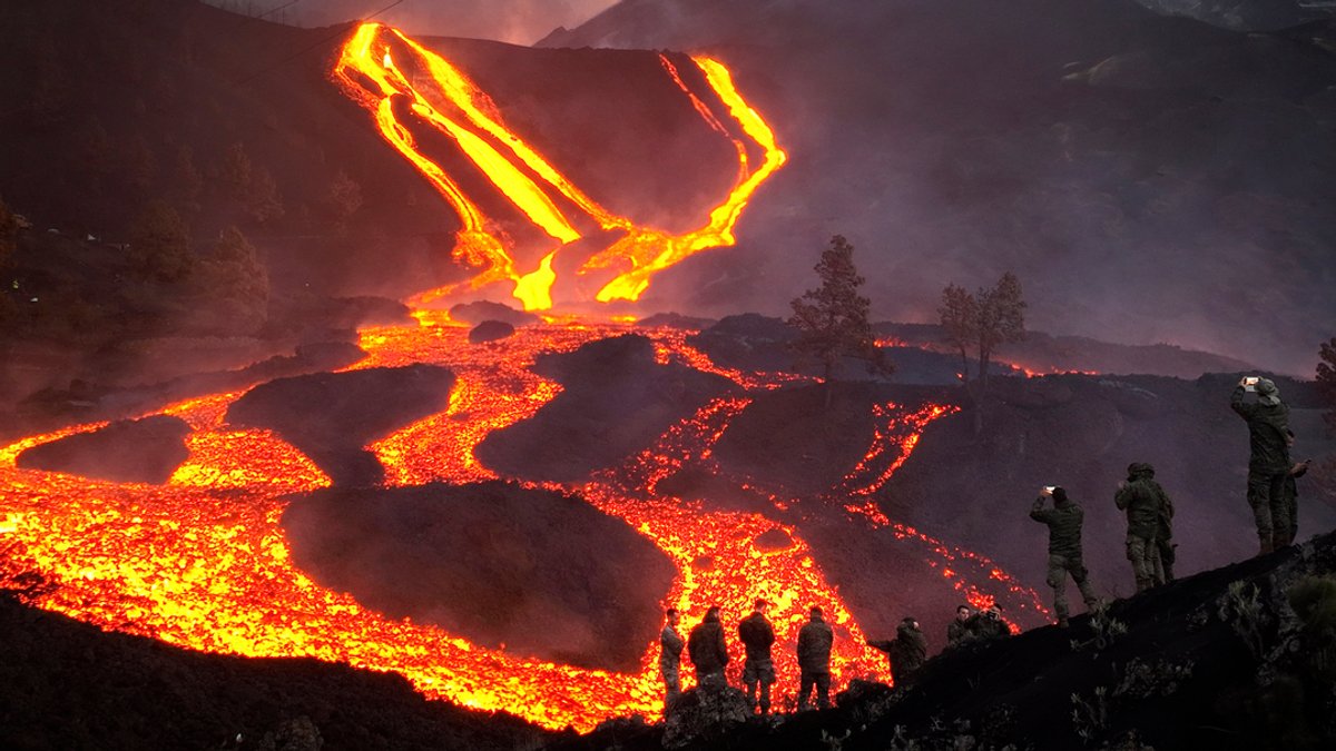 Der Ausbruch des Vulkans Tajogaite vor einem Jahr war der längste in der Geschichte der Kanareninsel La Palma.
