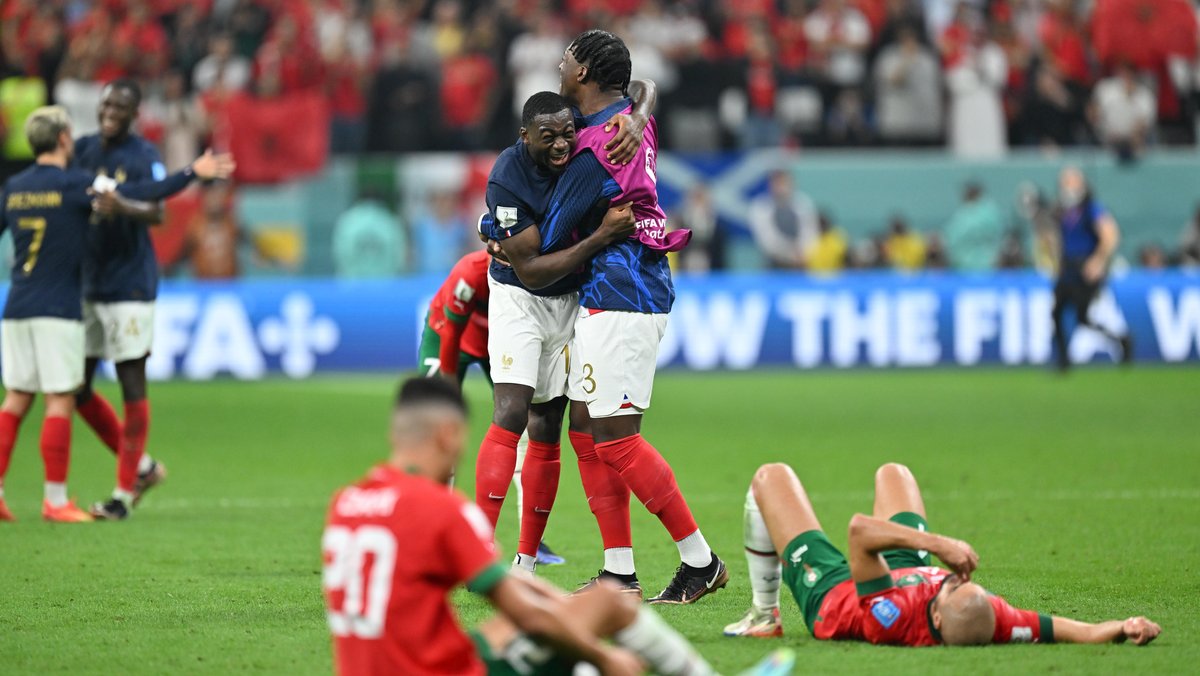 Frankreich besiegt Marokko und steht im WM-Finale