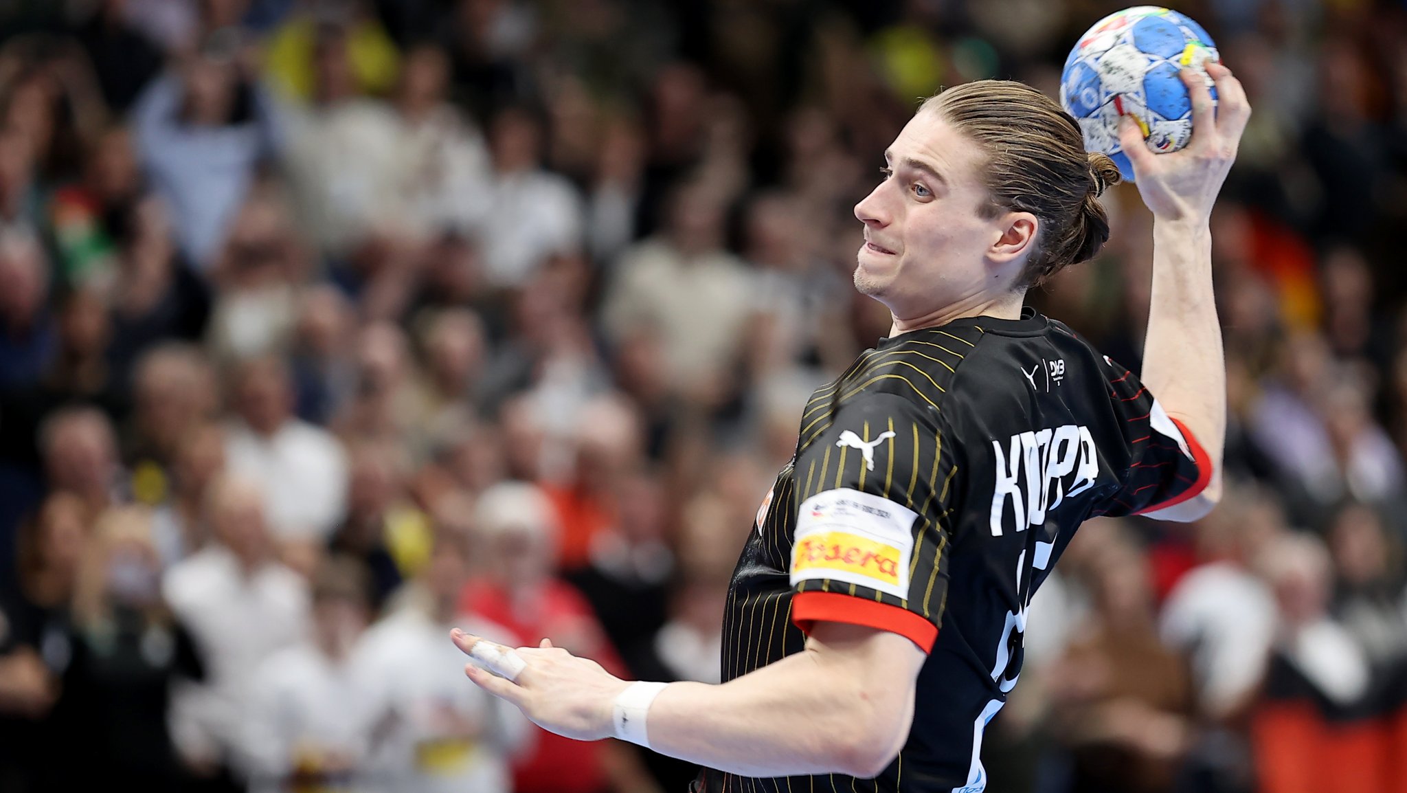 Juri Knorr bei der Handball-EM