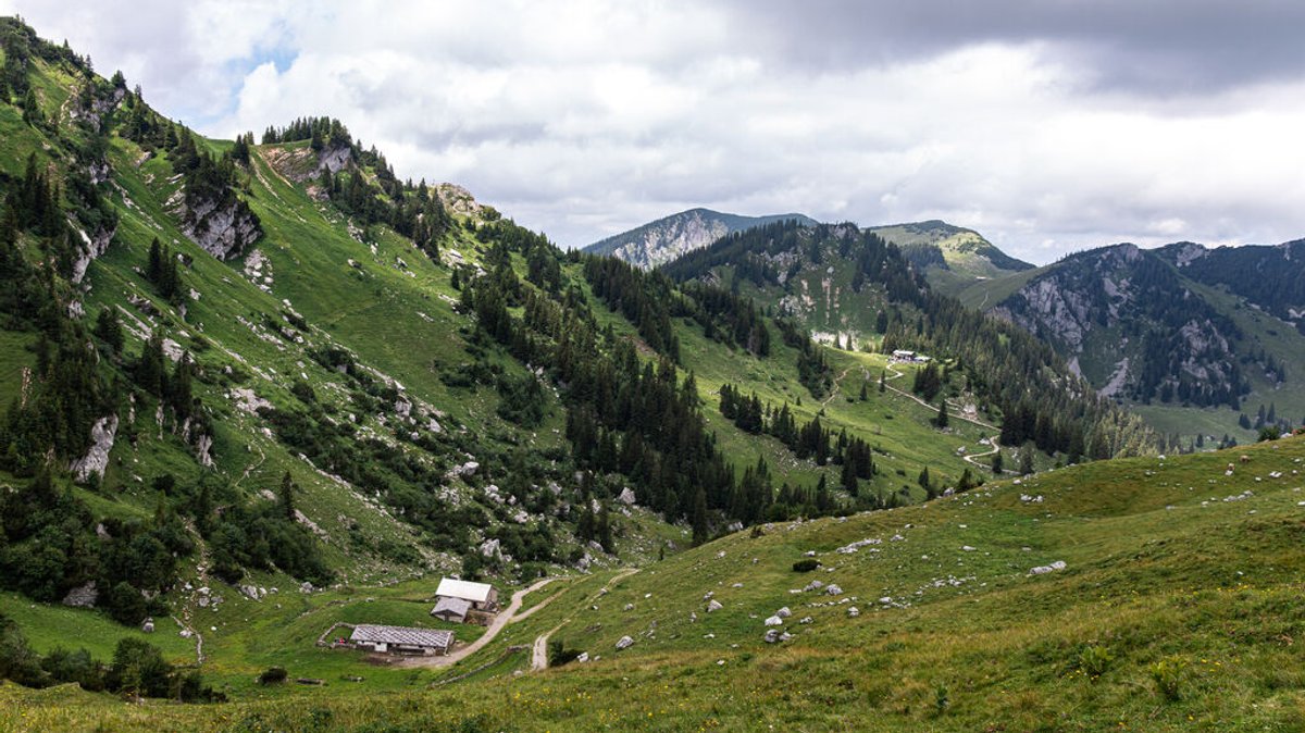 Bayerische Alpen im Rotwandgebiet.