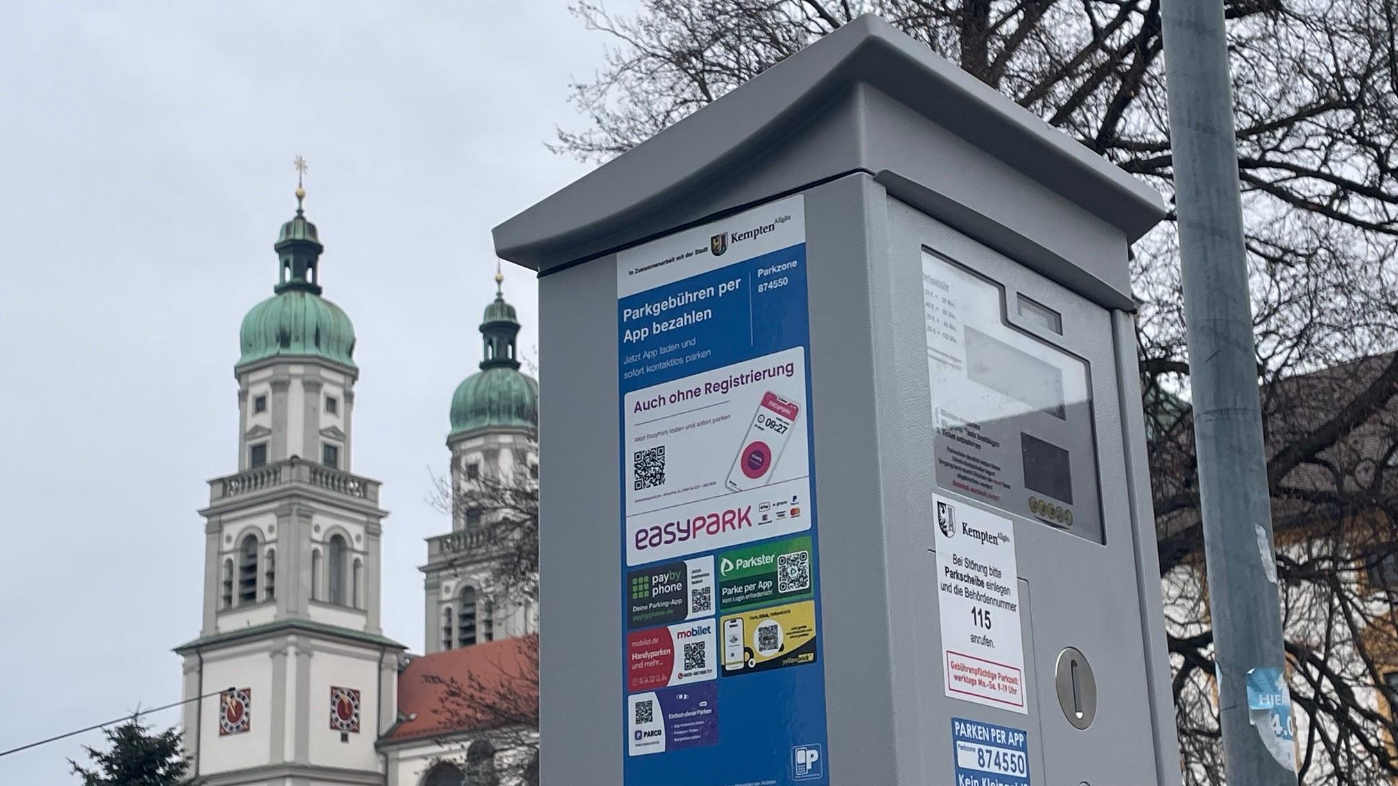 Parkautomat in Kempten