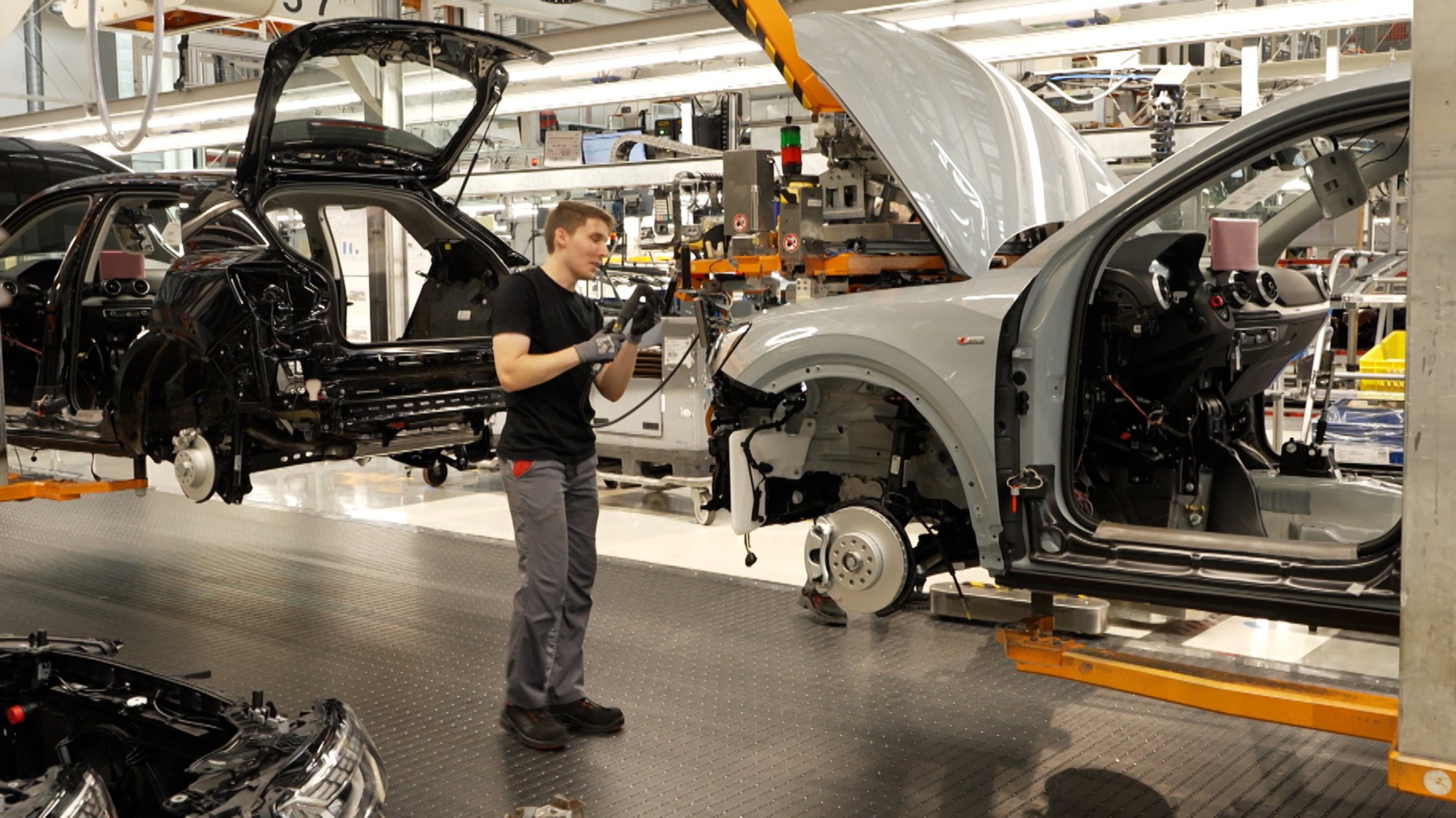 Fertigung bei Audi.