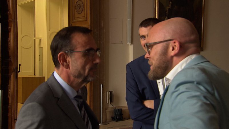 Stress in der Bayernkoalition | Bild: BR Stress in der Bayernkoalition