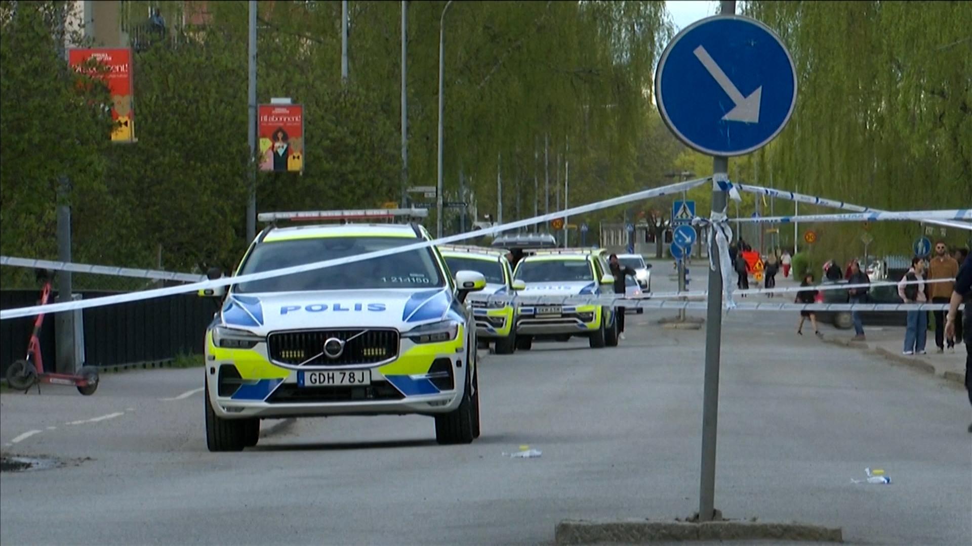 Rascher Fahndungserfolg: Nach den tödlichen Schüssen im schwedischen Uppsala hat die Polizei einen 16-Jährigen festgenommen. 